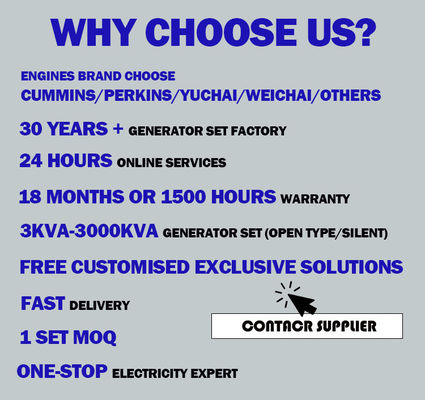 Open Frame 3phase 50hz 1500rpm 30kw 40kw 60kw 80kw 100kw 120kw Silent Diesel Generator